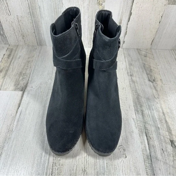 Blondo Tamzin Waterproof Bootie in Black Suede #964 - Picture 5 of 12